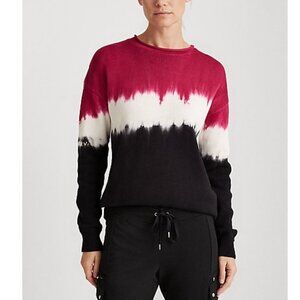 LAUREN Ralph Lauren Color-Blocked Cotton Sweater